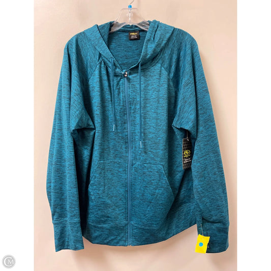Athletic Jacket By Athletic Works In Blue, Size: 2x
