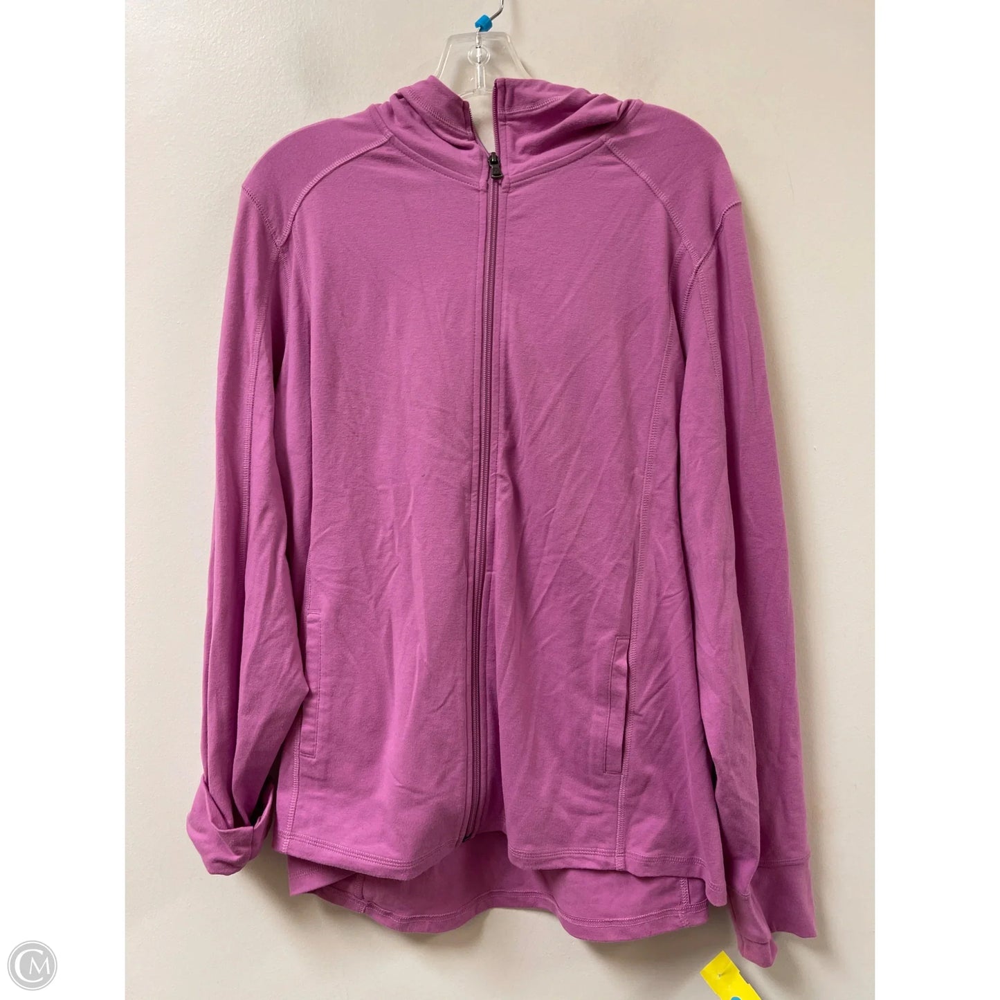 Athletic Jacket By Tek Gear In Purple, Size: 1x