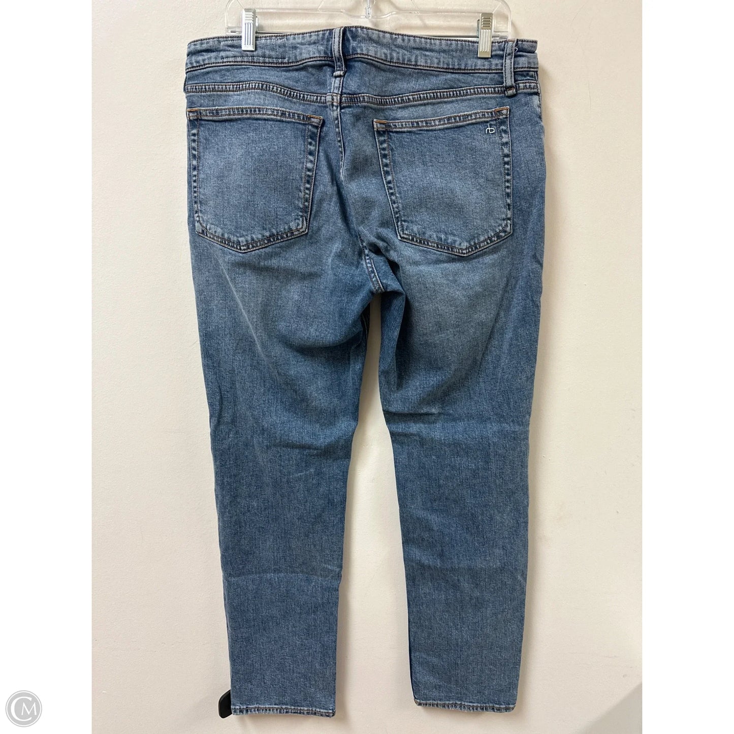 Jeans Boyfriend By Rag And Bone In Blue Denim, Size: 12