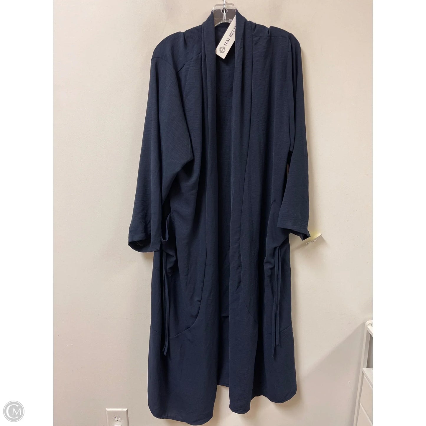 Kimono By Clothes Mentor In Navy, Size: Xl