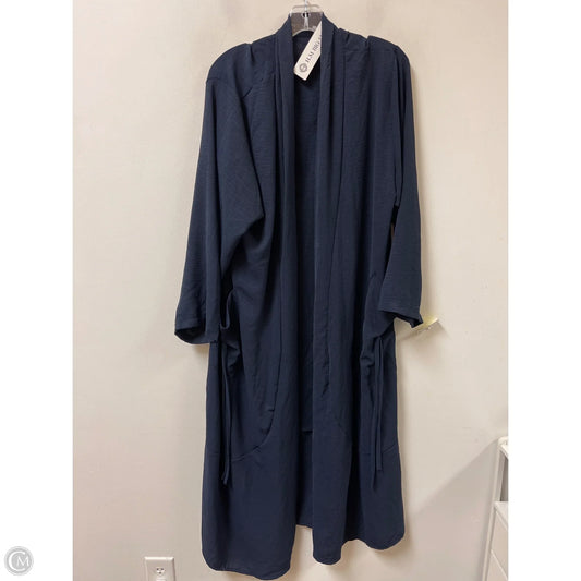 Kimono By Clothes Mentor In Navy, Size: Xl