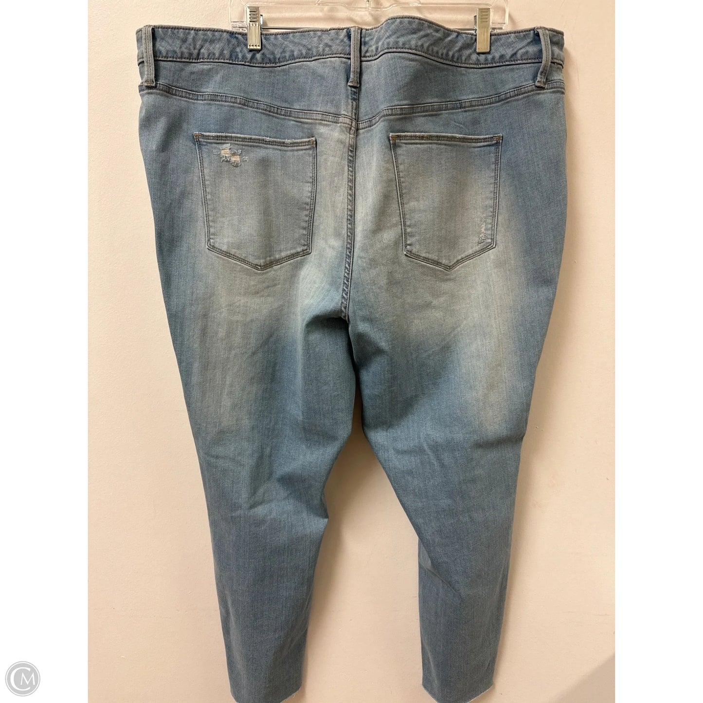 Jeans Skinny By Universal Thread In Blue Denim, Size: 24