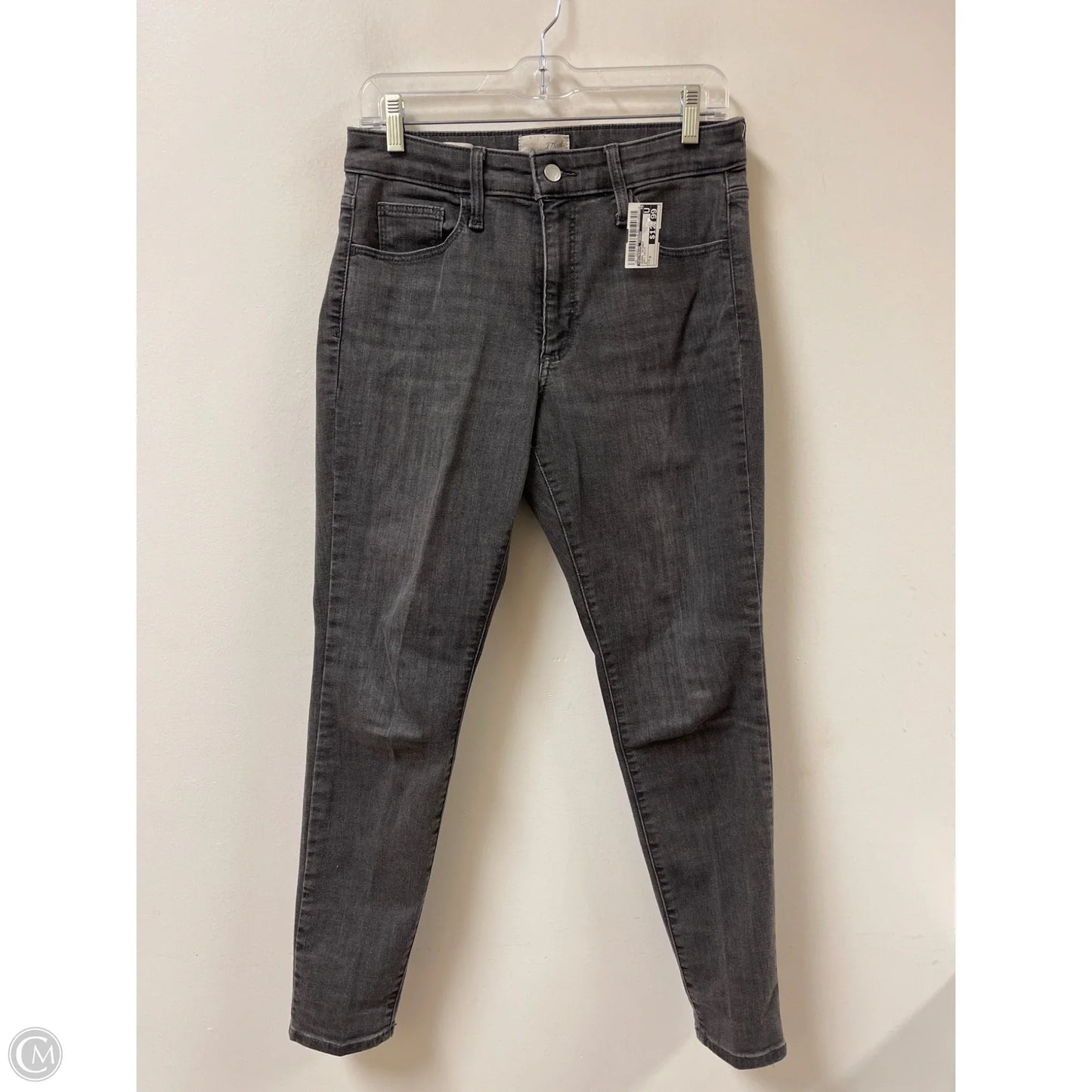 Jeans Skinny By Universal Thread In Grey Denim, Size: 8