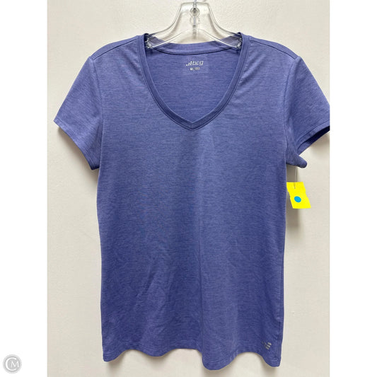 Athletic Top Short Sleeve By Bcg In Purple, Size: M