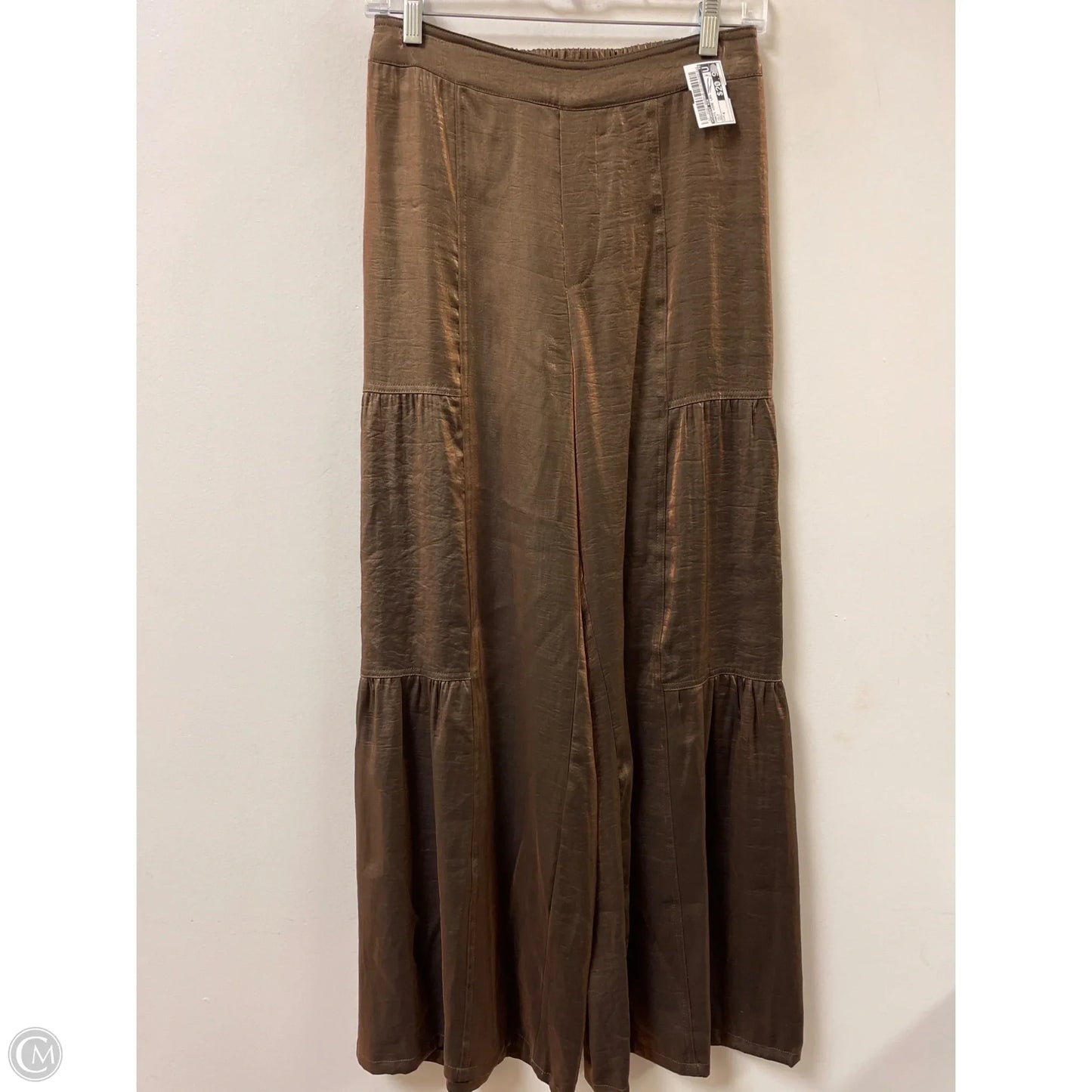 Pants Wide Leg By Current Air In Gold, Size: 4