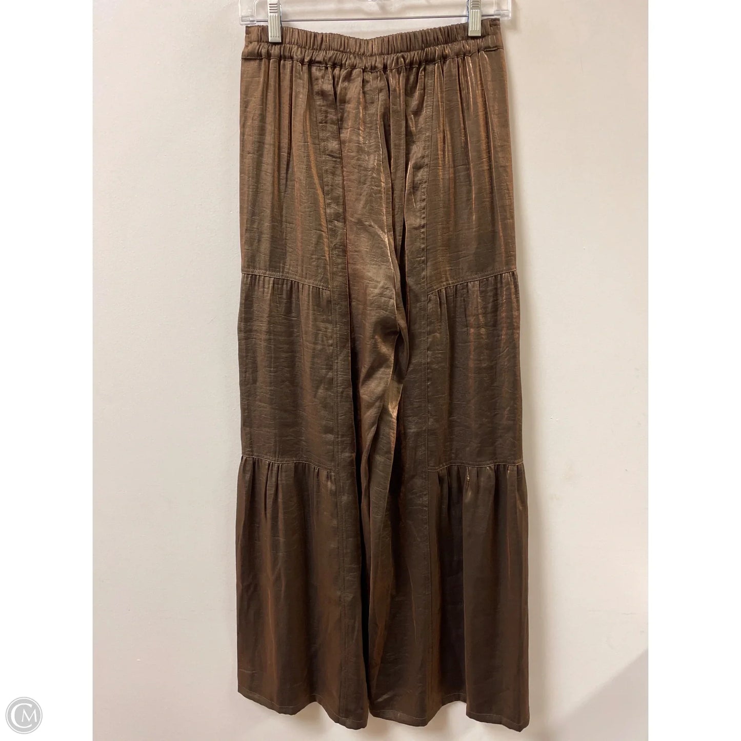 Pants Wide Leg By Current Air In Gold, Size: 4
