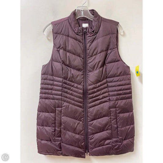 Vest Puffer & Quilted By J. Jill In Purple, Size: S