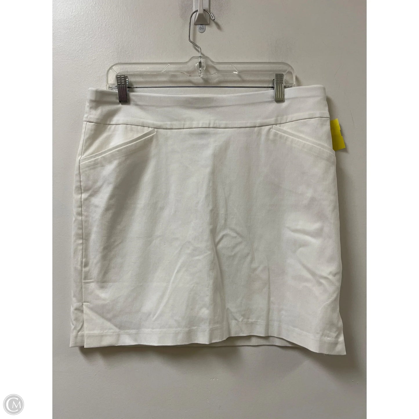 Skort By Chicos In White, Size: 12