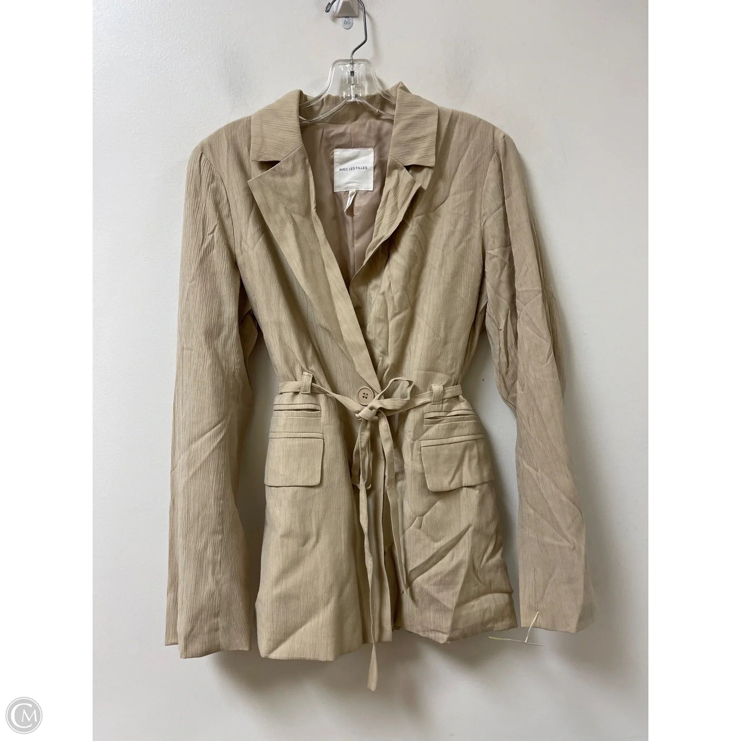 Blazer By Avec Les Filles In Cream, Size: Xs