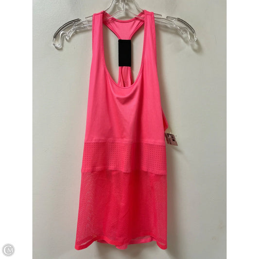 Athletic Tank Top By Clothes Mentor In Pink, Size: L