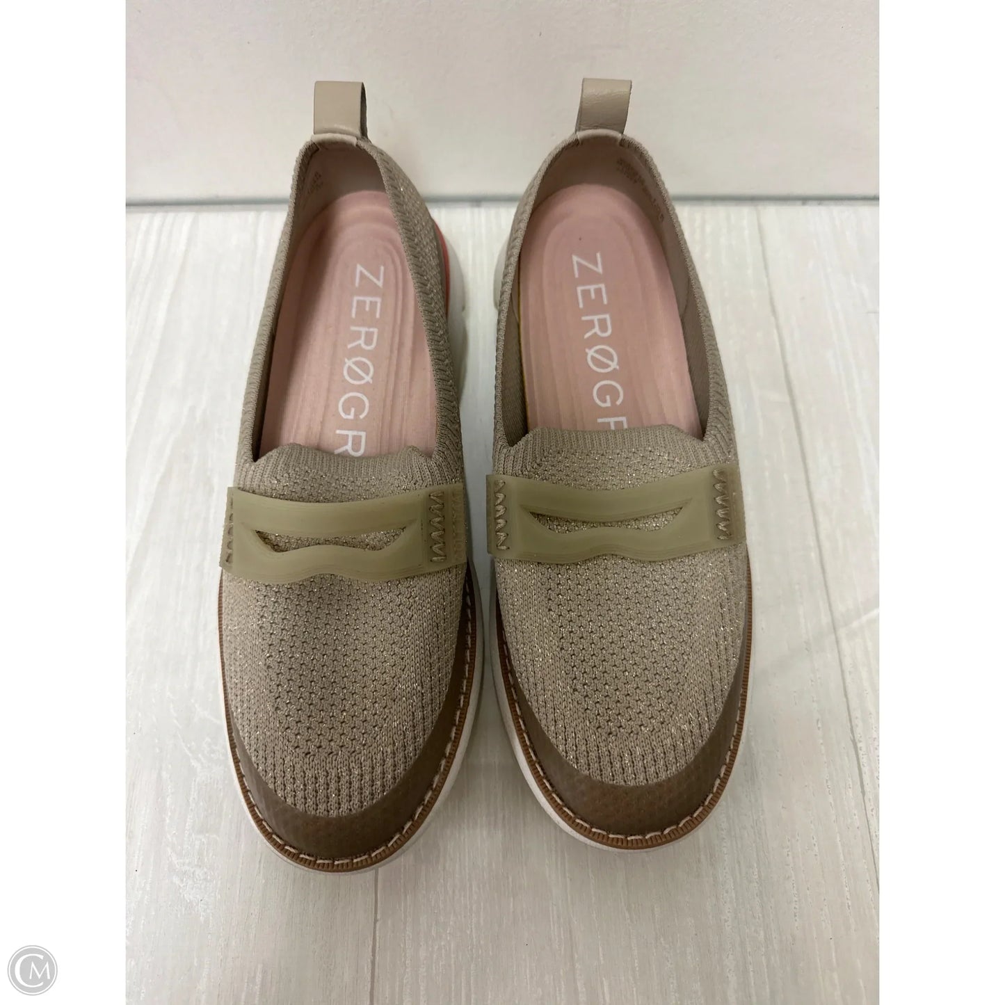 Shoes Flats By Cole-haan In Gold, Size: 7.5