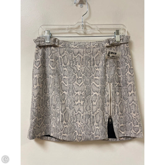 Skirt Mini & Short By Free People In Snakeskin Print, Size: 6