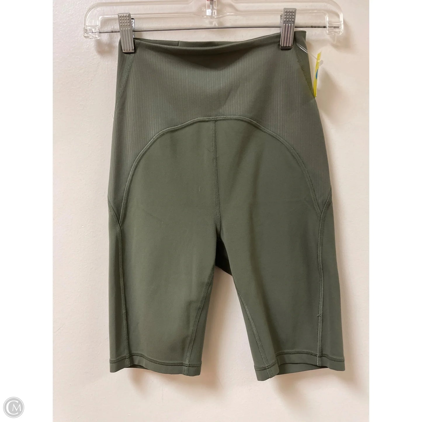 Athletic Shorts By Lululemon In Green, Size: 2