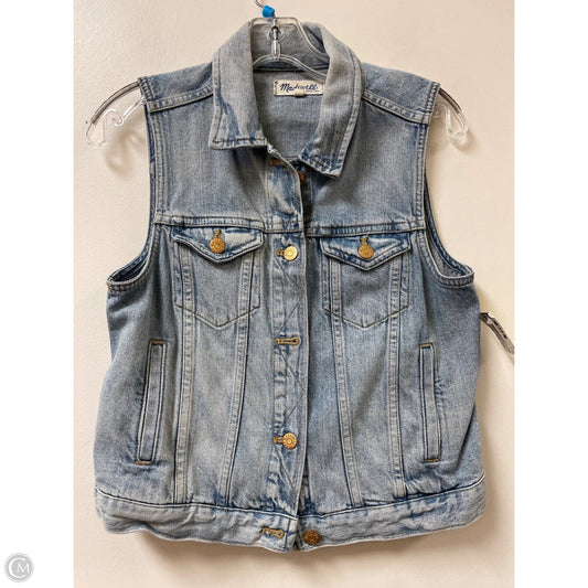 Vest Other By Madewell In Blue Denim, Size: M