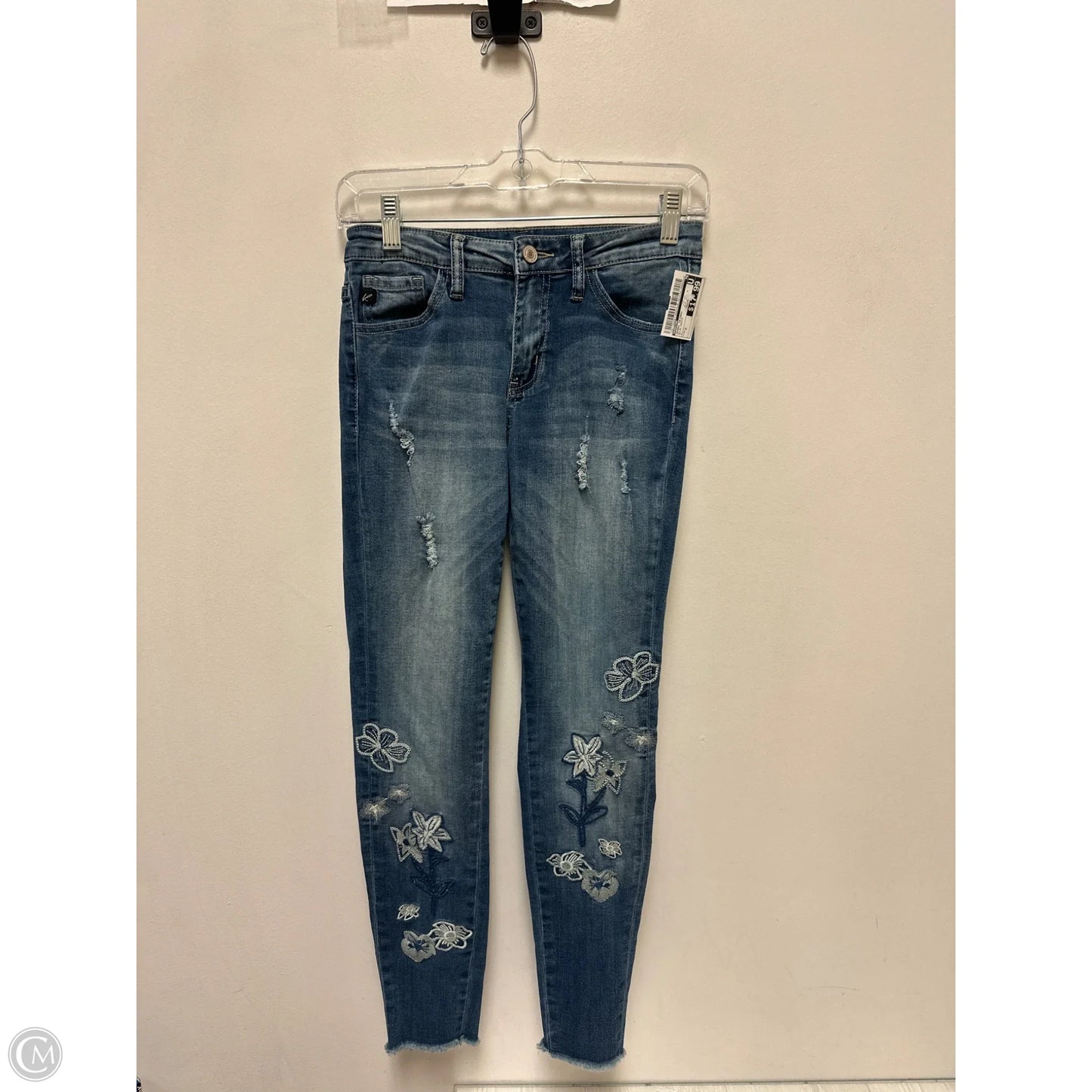 Jeans Skinny By Kancan In Blue Denim, Size: 2