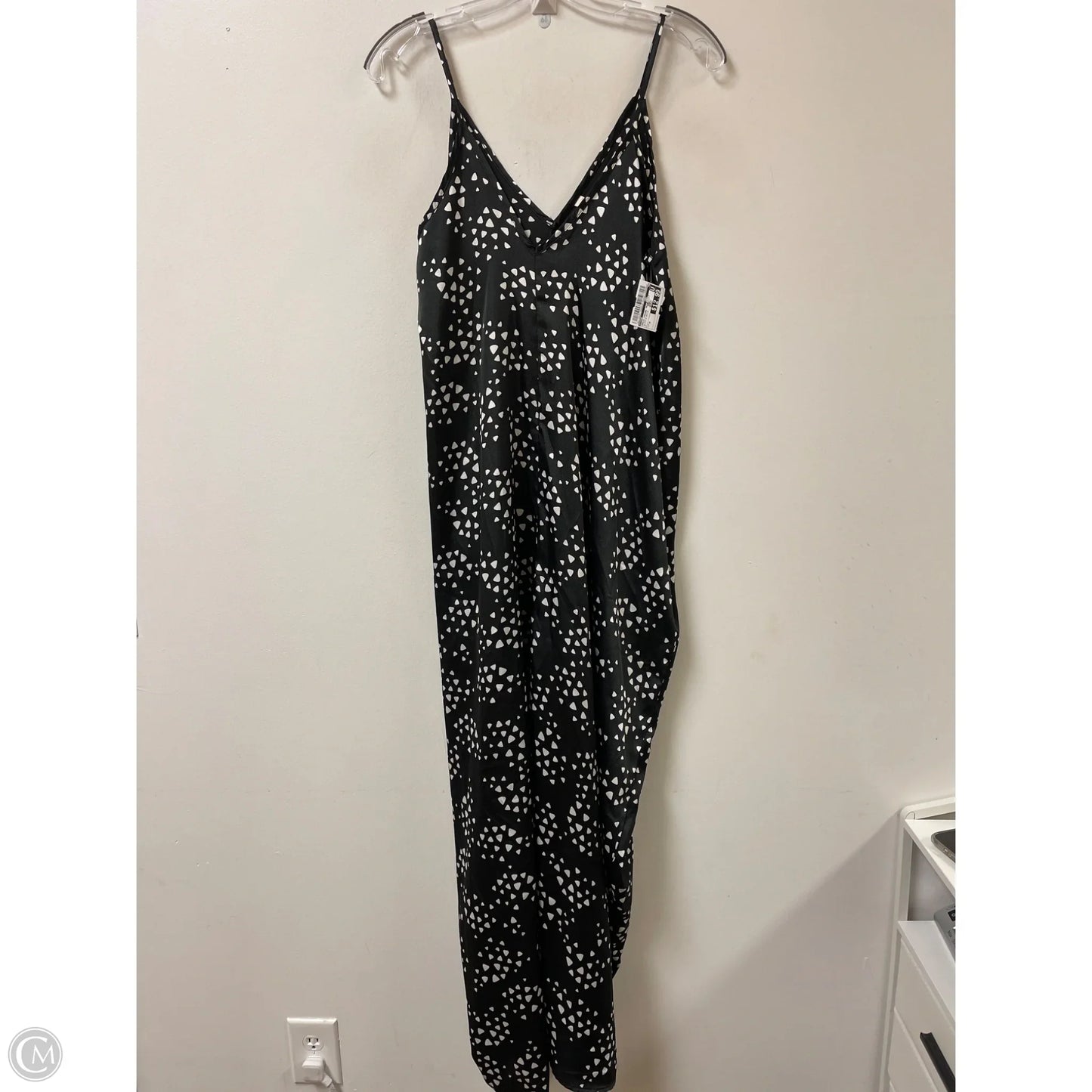 Dress Casual Maxi By Tyche In Black & White, Size: M