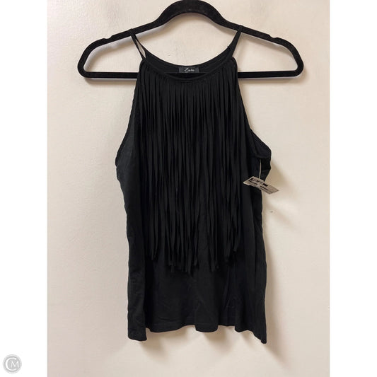 Top Sleeveless By Zara In Black, Size: S