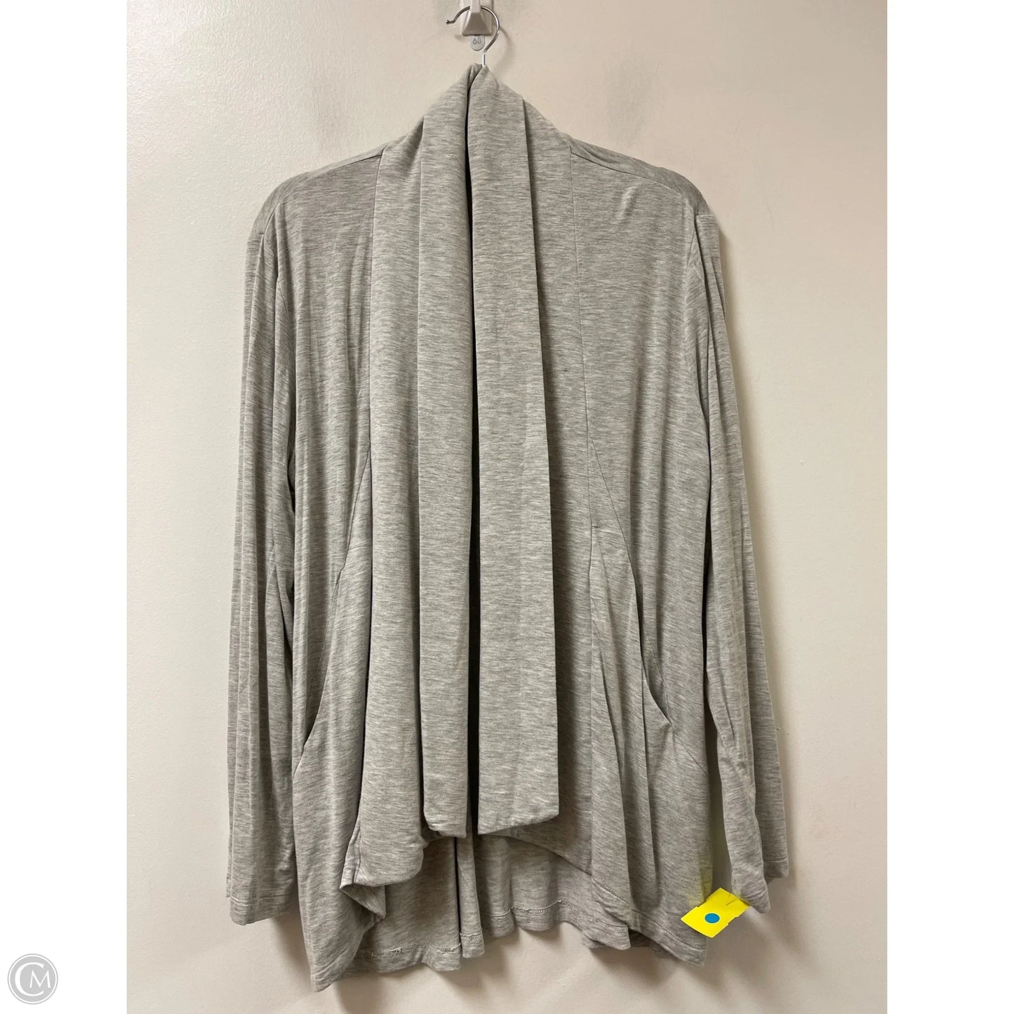 Sweater Cardigan By Express In Grey, Size: L