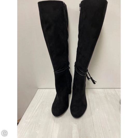 Boots Mid-calf Heels By Lc Lauren Conrad In Black, Size: 7.5