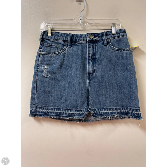 Skirt Mini & Short By Free People In Blue Denim, Size: 2