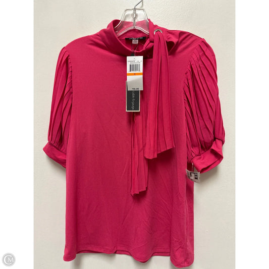 Top Short Sleeve By Cable And Gauge In Pink, Size: S