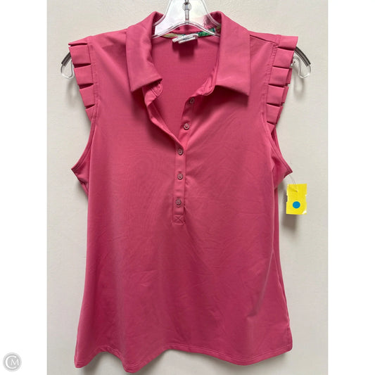 Athletic Top Short Sleeve By Sigrid Olsen In Pink, Size: M