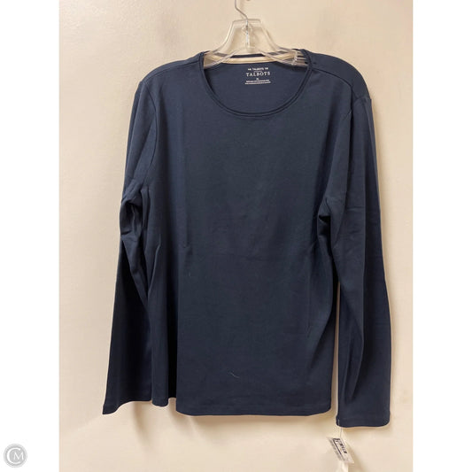Top Long Sleeve By Talbots In Navy, Size: Xl