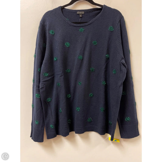 Sweater By Talbots In Navy, Size: Xl