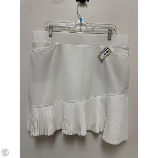 Athletic Skort By Chicos In White, Size: 14