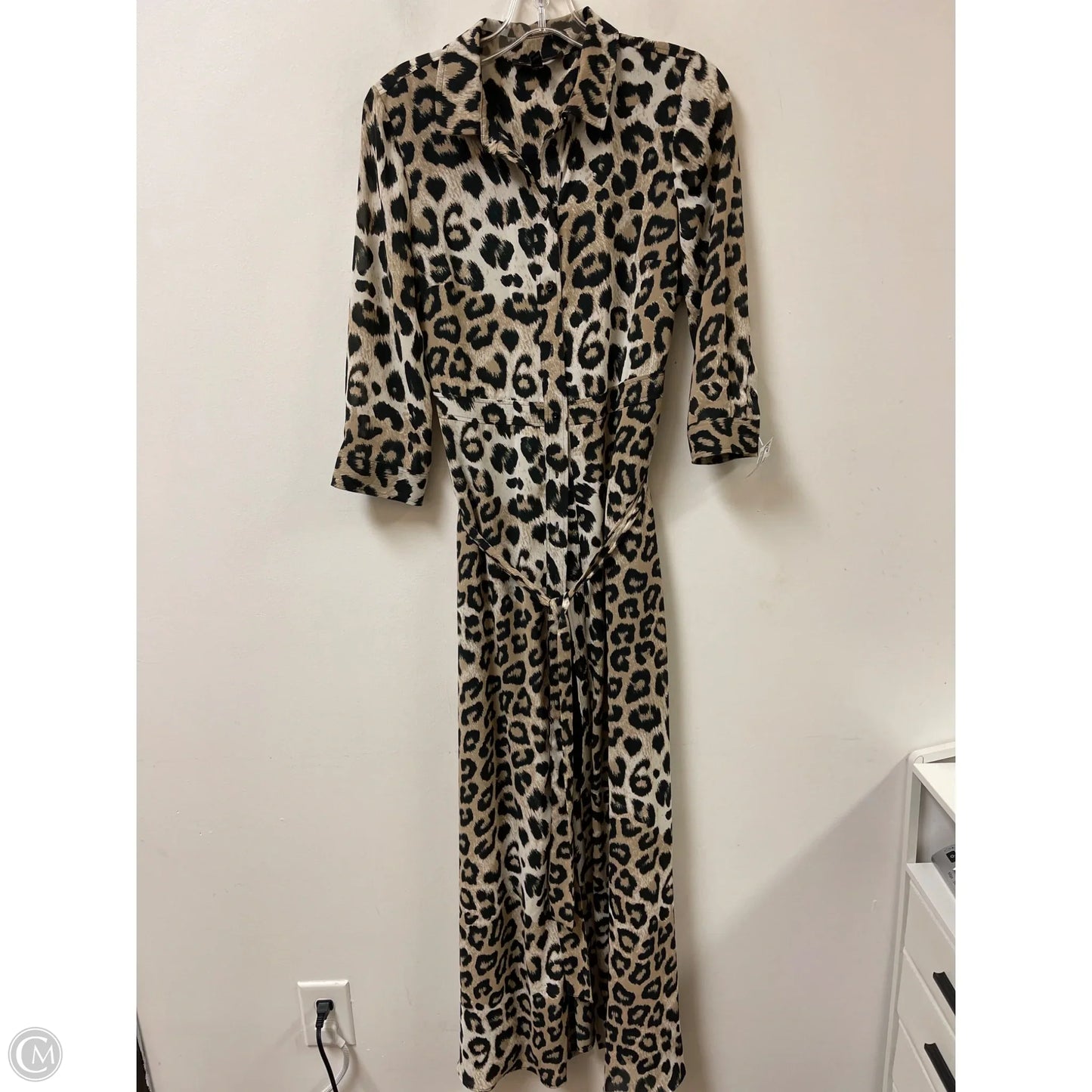 Dress Casual Maxi By Banana Republic In Animal Print, Size: S
