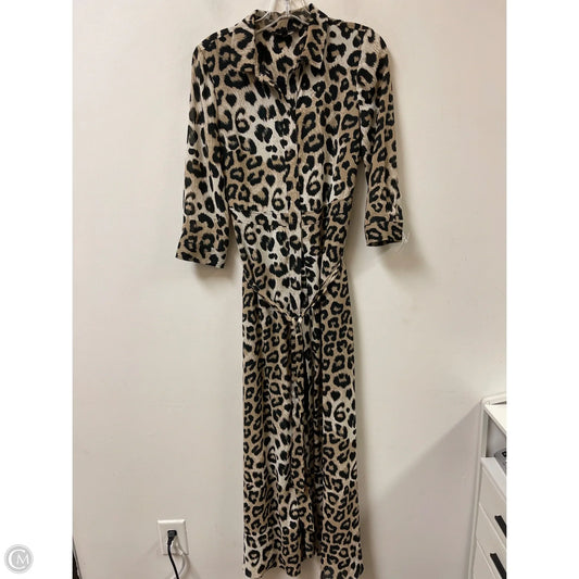 Dress Casual Maxi By Banana Republic In Animal Print, Size: S