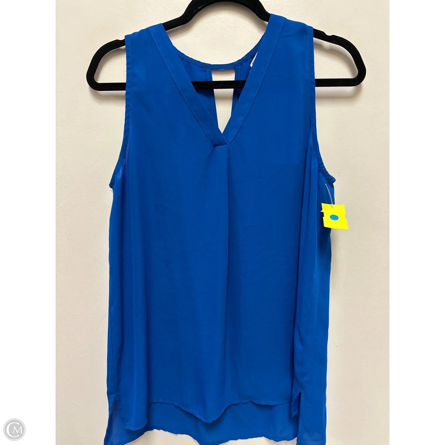 Top Sleeveless By Pleione In Blue, Size: M
