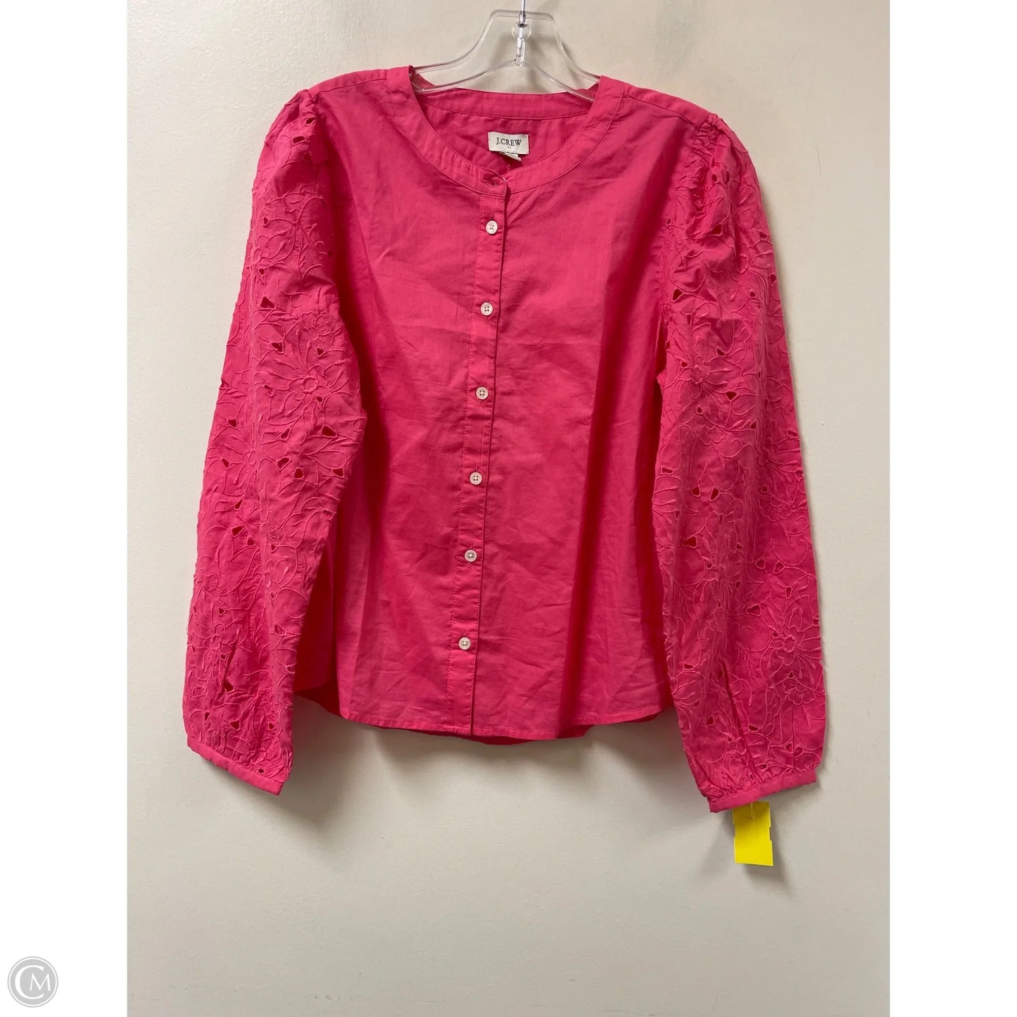 Top Long Sleeve By J. Crew In Pink, Size: M