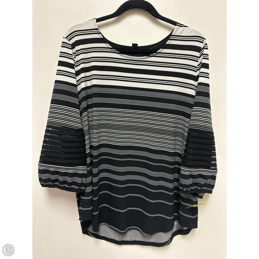 Top Sleeveless By Lane Bryant In Black & Pink, Size: Xl