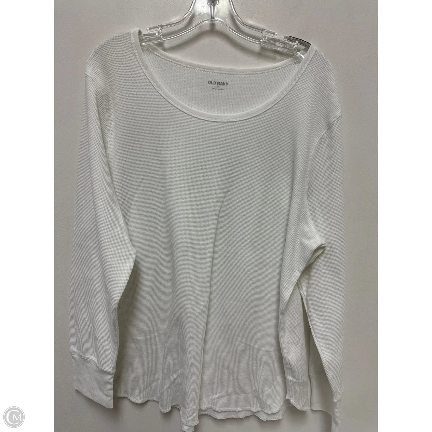 Top Long Sleeve By Old Navy In White, Size: 1x