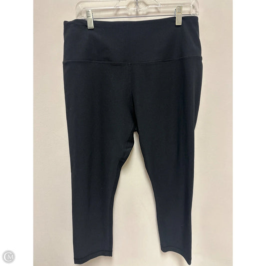 Athletic Leggings By Mpg In Black, Size: Xl