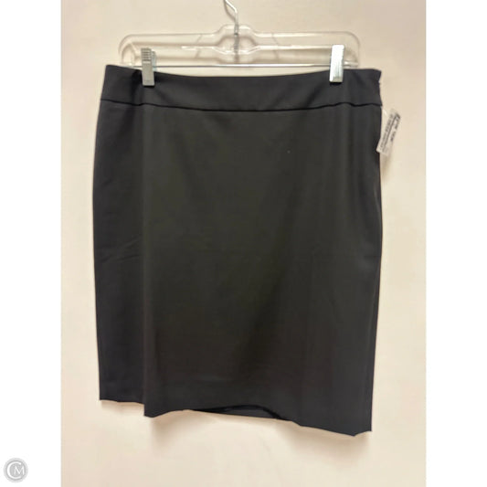Skirt Midi By Loft In Black, Size: 8