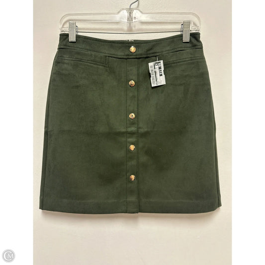 Skirt Mini & Short By Loft In Green, Size: 2