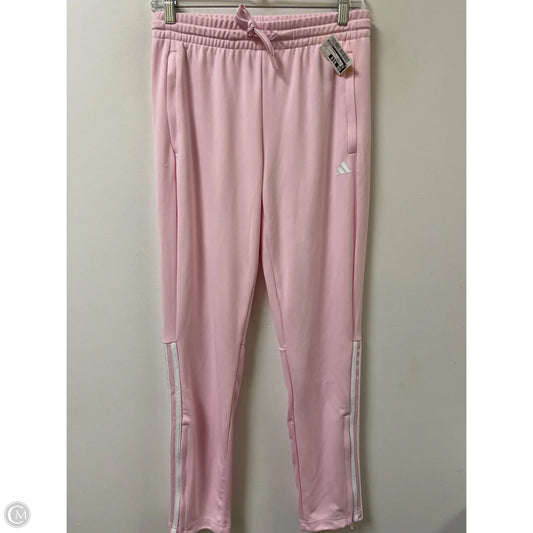 Athletic Pants By Adidas In Pink, Size: S