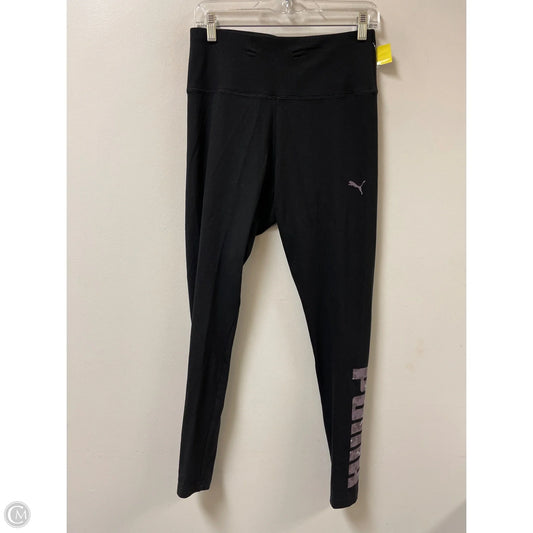 Athletic Leggings By Puma In Black, Size: M