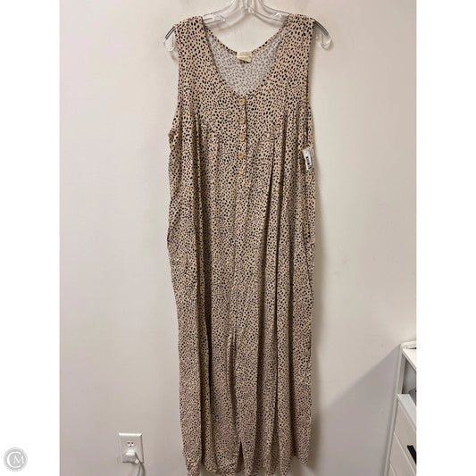 Jumpsuit By Lovely Melody In Animal Print, Size: 1x