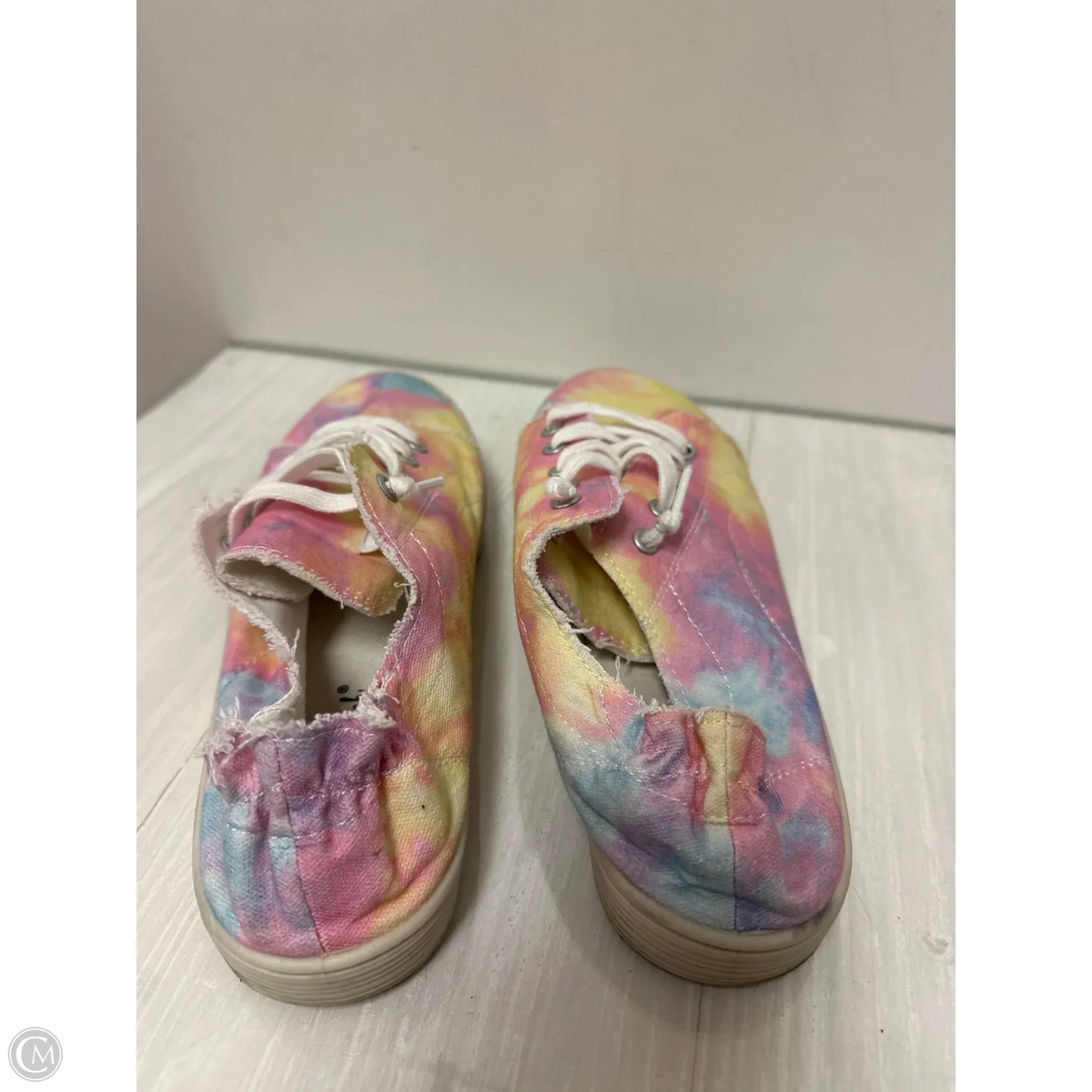 Shoes Sneakers By Clothes Mentor In Tie Dye Print, Size: 10