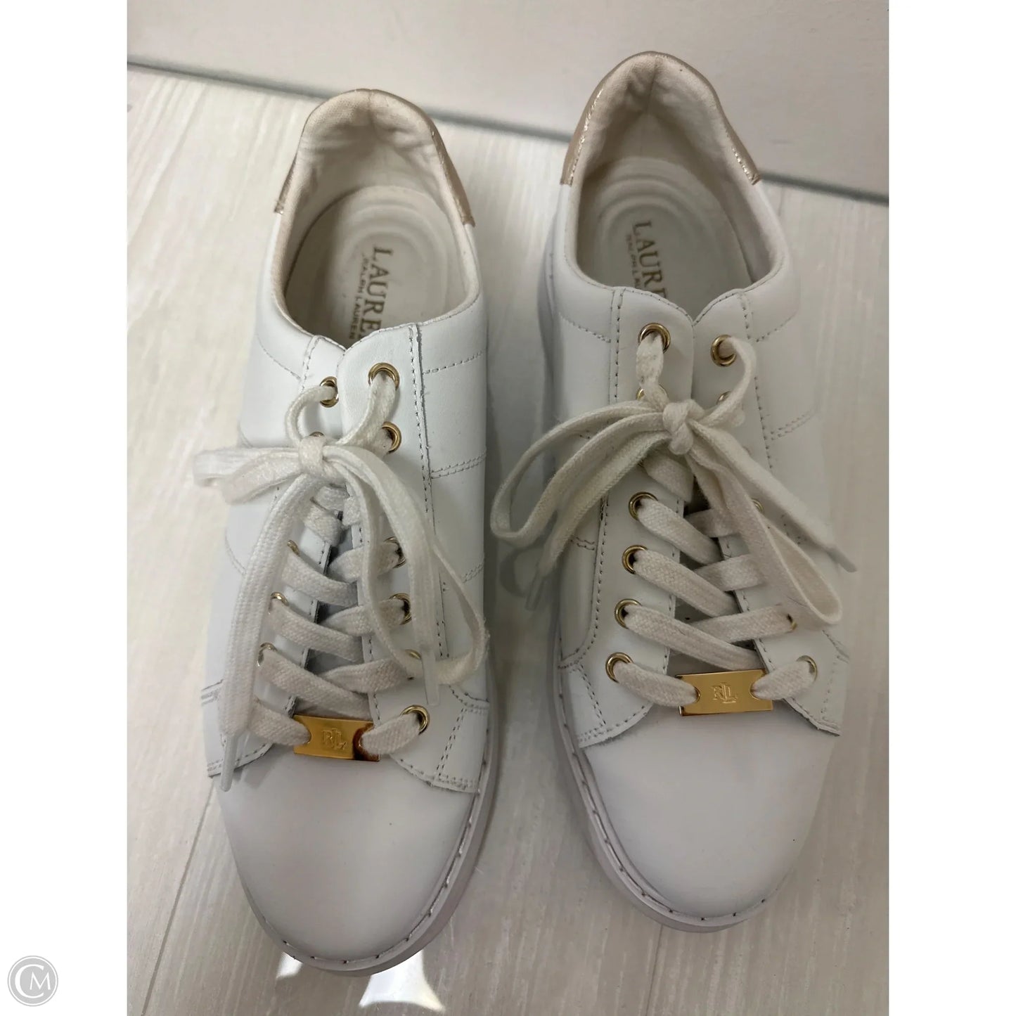 Shoes Sneakers By Lauren By Ralph Lauren In White, Size: 9.5