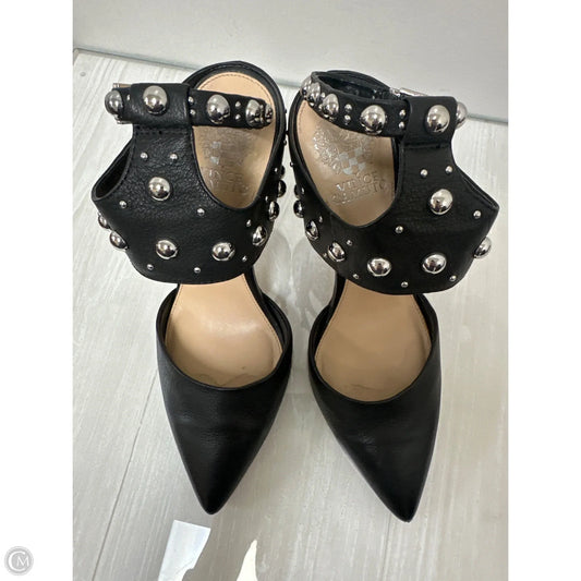 Sandals Heels Stiletto By Vince Camuto In Black, Size: 8.5