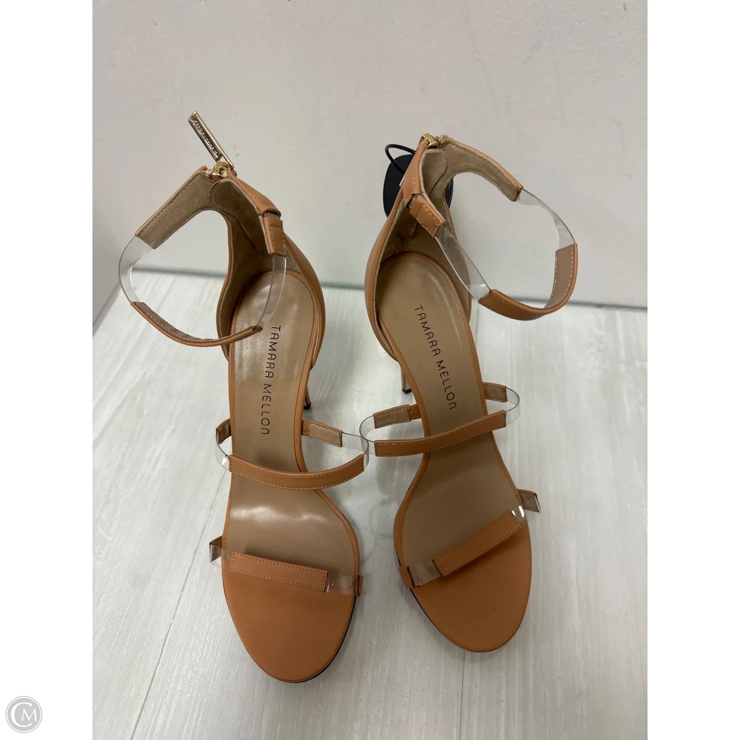 Sandals Heels Stiletto By Cma In Cream, Size: 8.5