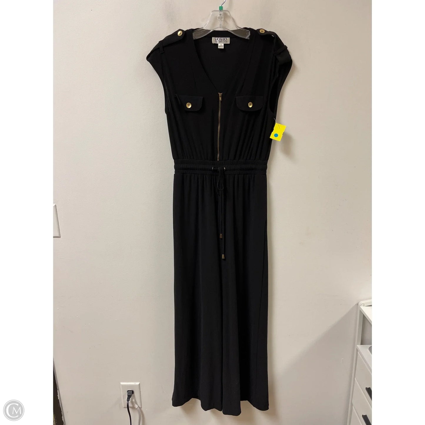 Jumpsuit By Soho Apparel In Black, Size: Sp