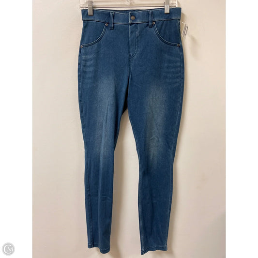 Jeans Skinny By Hue In Blue Denim, Size: 8