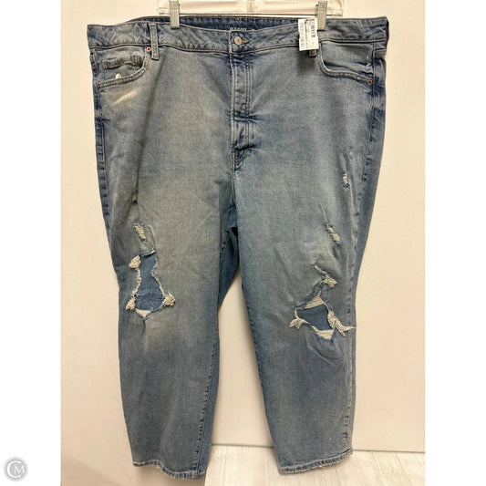 Jeans Straight By Old Navy In Blue Denim, Size: 26
