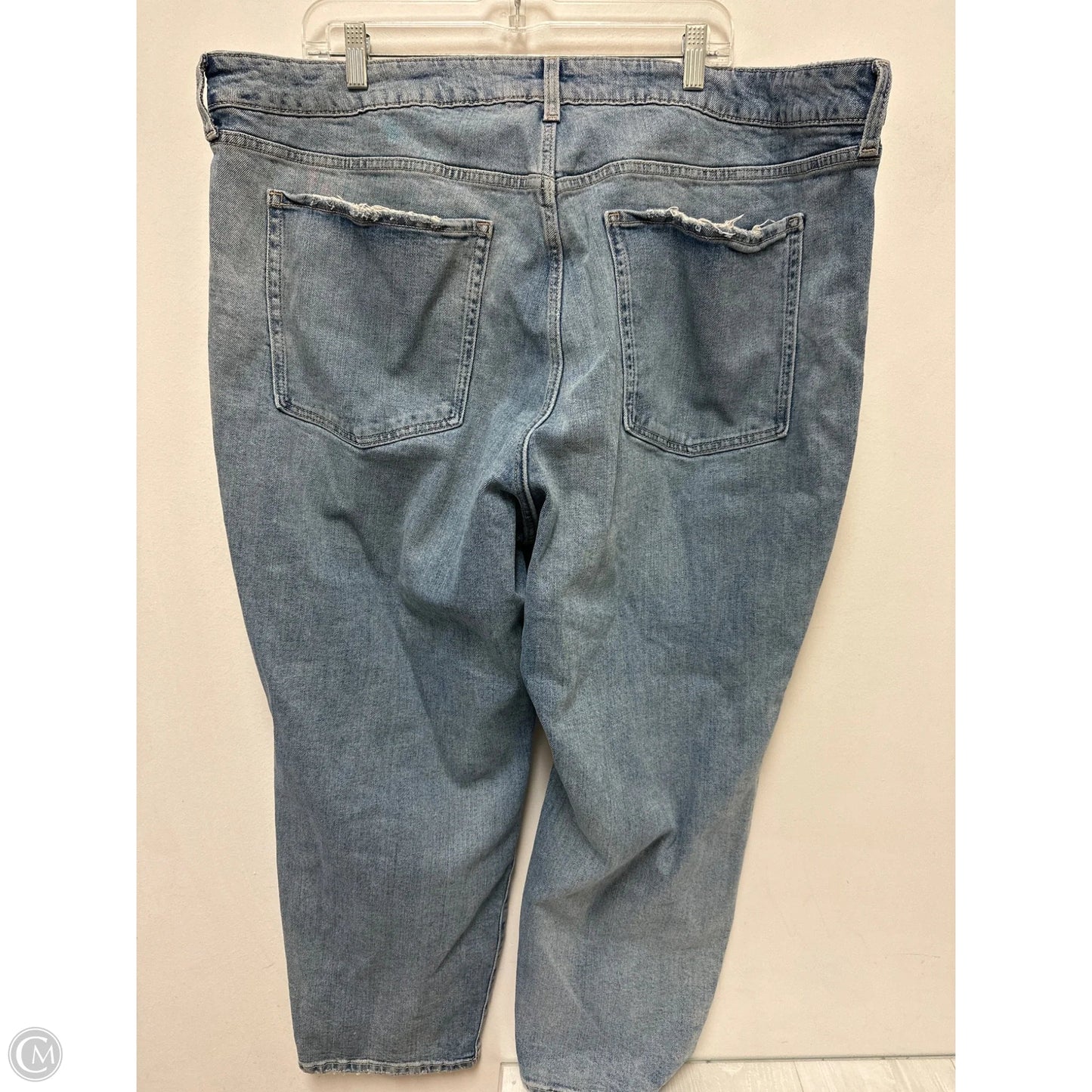 Jeans Straight By Old Navy In Blue Denim, Size: 26