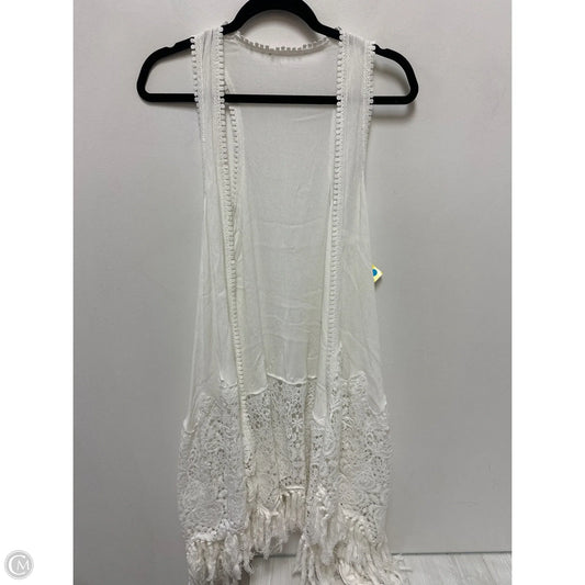 Vest Other By Clothes Mentor In White, Size: M